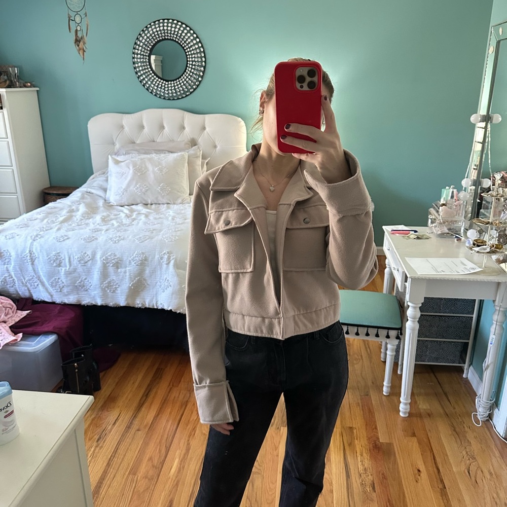 NASTY GAL MINI CROPPED COAT